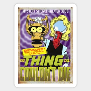 Mystery Science Rusty Barn Sign - The Thing That Couldn't Die Sticker